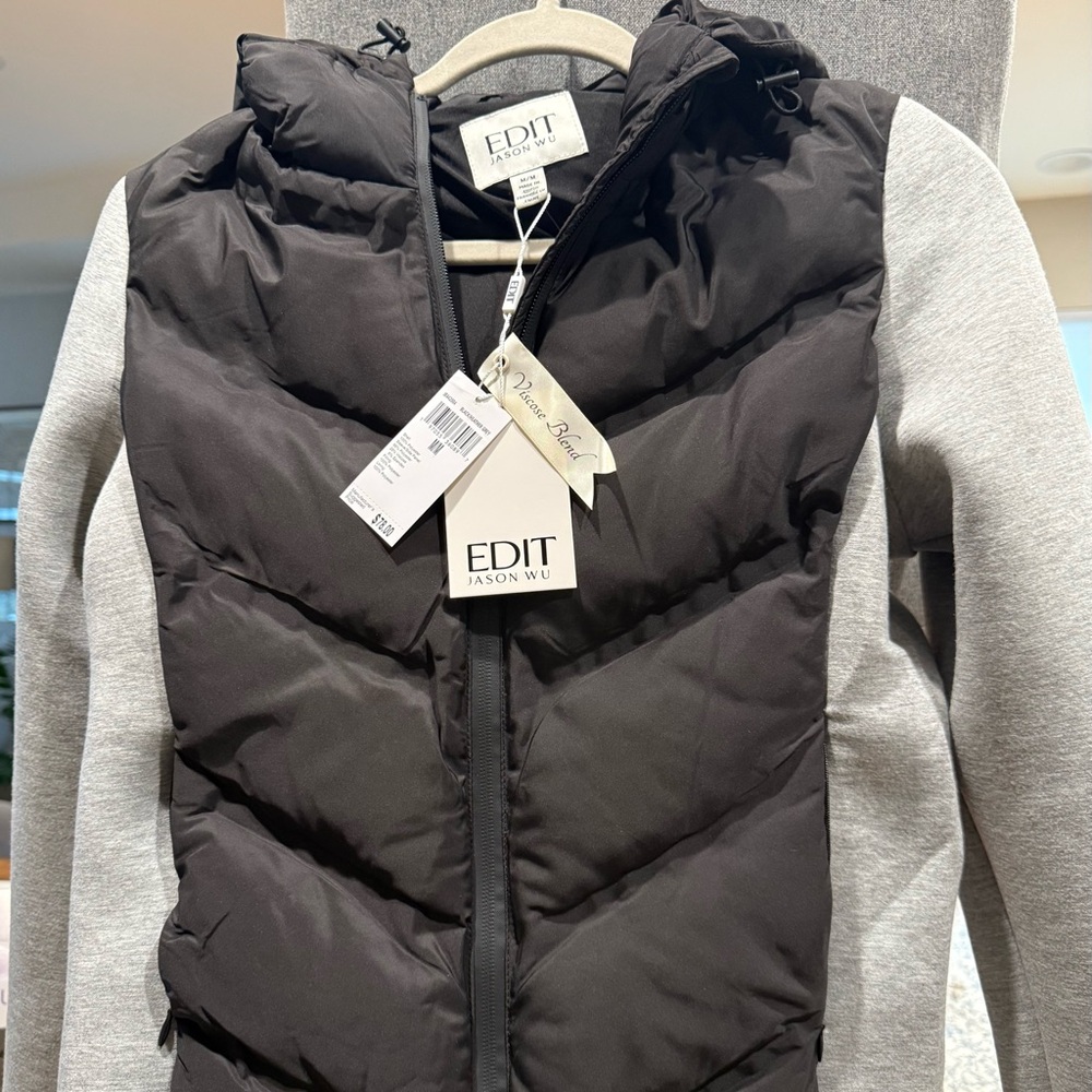 Jason Wu black heather grey jacket.
